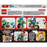 Lego super mario - mario kart - yoshi-crosser byggelegetøj (72031)