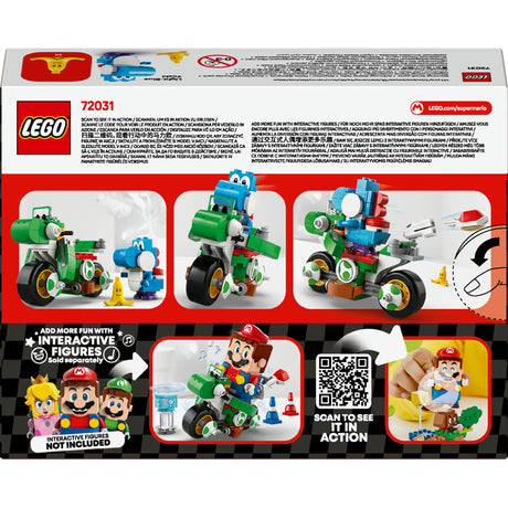 Lego super mario - mario kart - yoshi-crosser byggelegetøj (72031)