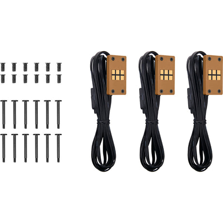 Thermaltake ct120 ex argb sync pc køleventilator grus sand (3-fan pakke) kuffertventilatorer (lysebrune, 3 stk., 120 x 120 x 25 mm, pwm)