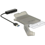 Delock USB-A 3.2-konverter > SATA 22-benet stik (sort, 0,15 meter)