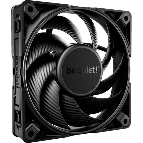Vær stille! silent wings pro 4 pwm kabinetventilator (sort, 120 x 120 x 25 mm)