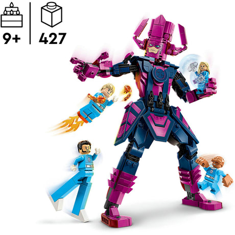 Lego superhelte vidunder 76316 fantastisk fire vs. galactus konstruktionsfigur