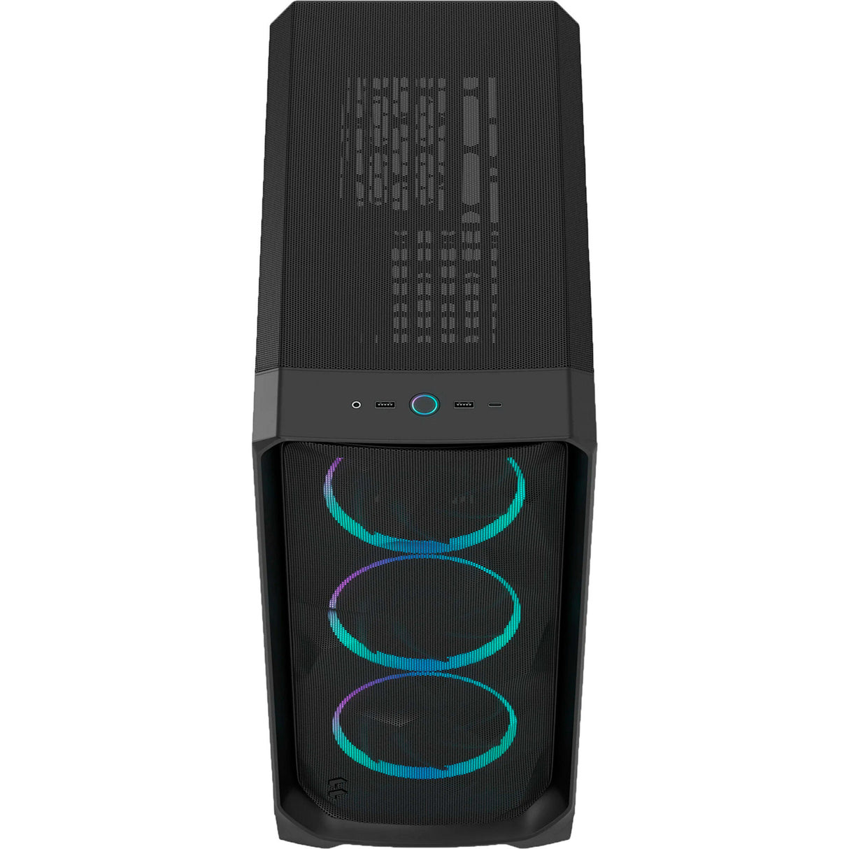 Fractal design meshify 3 rgb midi tårnhus (sort | 2x usb-a | 1x usb-c | rgb | hærdet glas)