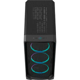 Fractal design meshify 3 rgb midi tårnhus (sort | 2x usb-a | 1x usb-c | rgb | hærdet glas)