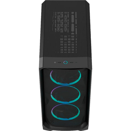 Fractal design meshify 3 rgb midi tårnhus (sort | 2x usb-a | 1x usb-c | rgb | hærdet glas)