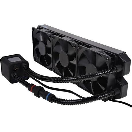 Alphacool eisbaer 360 vandkøling (sort, 4-benet pwm ventilatorstik)