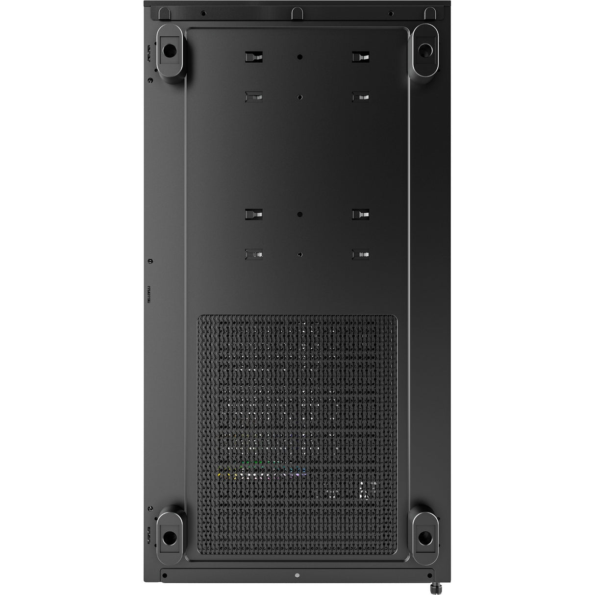 Montech xr midi tårnhus (sort | 2x USB-A | 1x USB-C | RGB | hærdet glas)