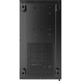 Montech xr midi tårnhus (sort | 2x USB-A | 1x USB-C | RGB | hærdet glas)