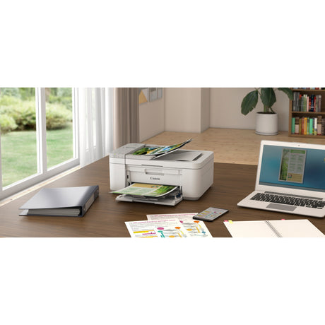 Canon Pixma TR4756i alt-i-én inkjetprinter med faxfunktion (hvid, USB, WLAN, kopi, scan, fax)