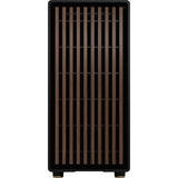 Fractal design nord midi tårnhus (sort træ farve | 2x USB-A | 1x USB-C | hærdet glas)