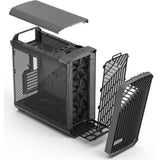Fractal design torrent grå tg lys tonet midi tårnhus (grå | 2x USB-A | 1x USB-C | hærdet glas)
