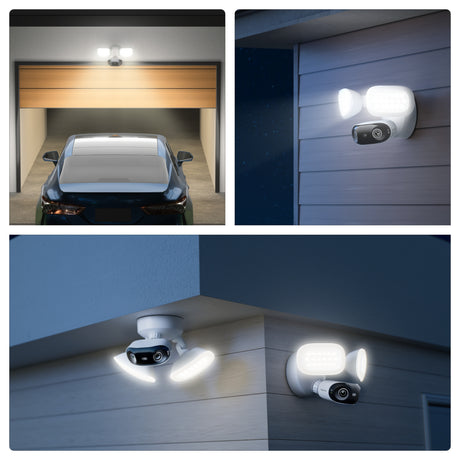 Reolink F751W Elite Floodlight WiFi-sikkerhedskamera (hvid, UHD 4K, WiFi)