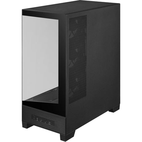 Asus a31 plus midi tårnhus (sort | 2x USB-A | 2x USB-C | hærdet glas)