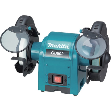 Makita 230 v arbejdsbænksliber 150 mm gb602 arbejdsbænksliber (blå sort)