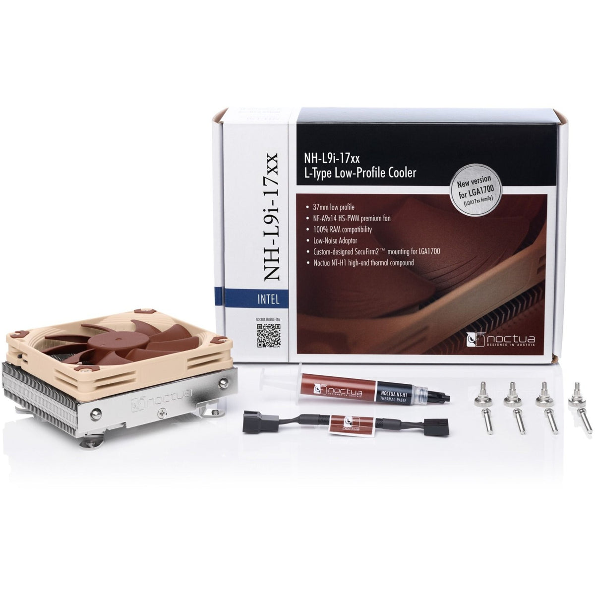 Noctua nh-l9i-17xx CPU-køler (4-bens PWM-forbindelse)