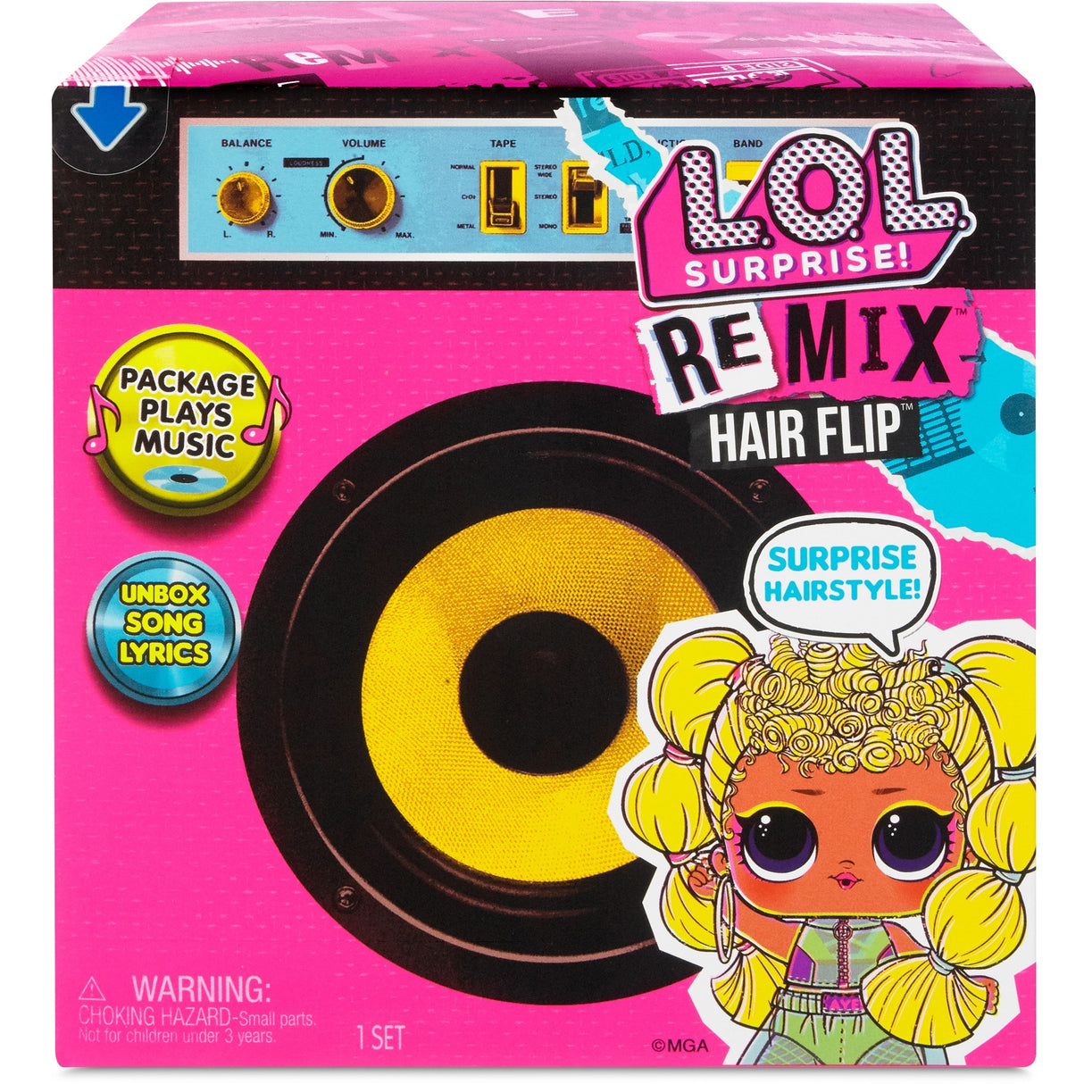 Mga underholdning l.o.l. overraskelse! - remix hårflip pop (produktsortiment)