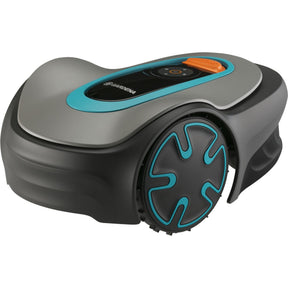 Gardena robotplæneklipper Sileno Minimo 500 (grå turkis, 500 m², li-ion batteri + basestation inkluderet, Bluetooth)