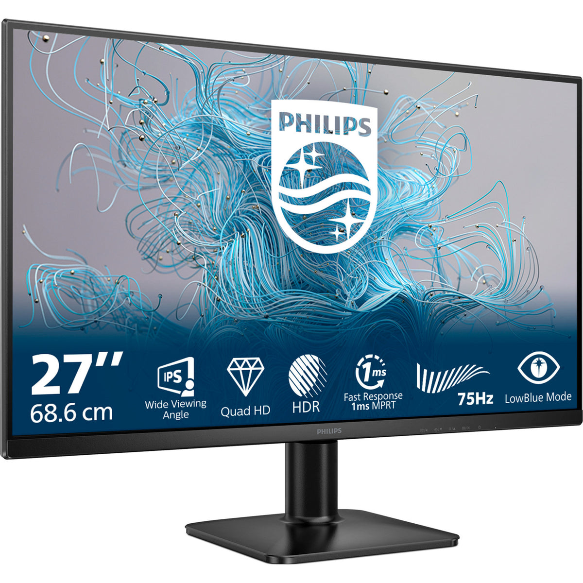 Philips 27e2n1500l 27 skærm (sort, HDMI, skærmport)