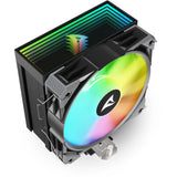 Sharkoon a50 rgb cpu køler (sort, 4-benet pwm blæserstik)