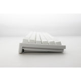 Ducky zero 6108 ren hvid rgb mekanisk gaming-tastatur (hvid, us-layout (qwerty), cherry mx2a speed silver, 100%, rgb-lysdioder, double-shot pbt, hot swap, 2,4ghz | bluetooth | usb-c)