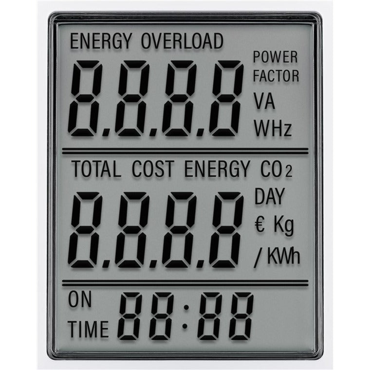 Goobay digital energiomkostningsmåler pro måleenhed (hvid)