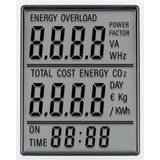 Goobay digital energiomkostningsmåler pro måleenhed (hvid)