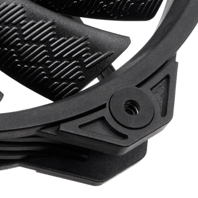 Silverstone shark force 160 kabinet blæser (sort, 160 x 160 x 27 mm, pwm)