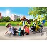 Playmobil city life - startpakke redning med segway byggelegetøj (71257)