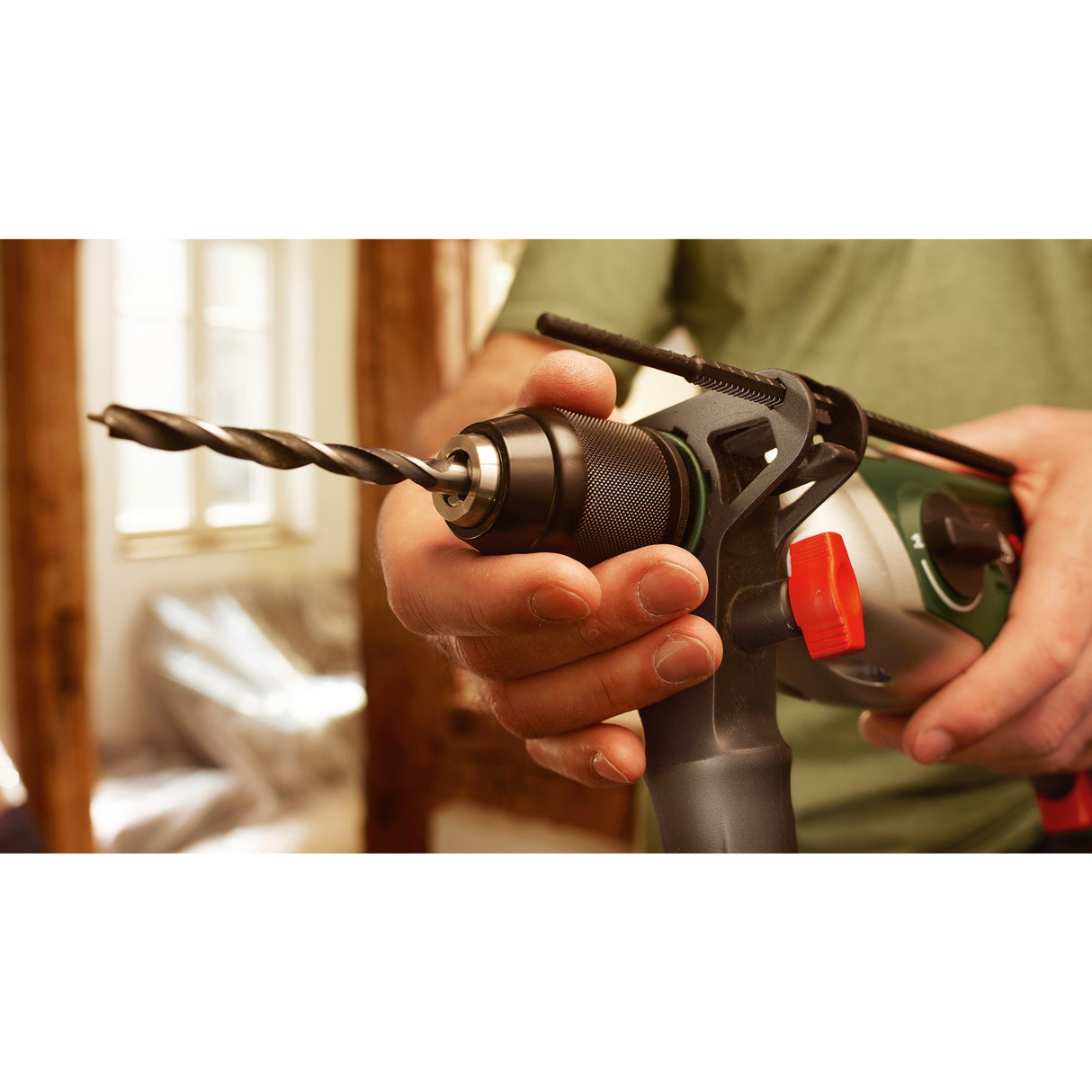 Bosch easyimpact 600 slagboremaskine (grøn sort, kasse medfølger)