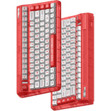 Iqunix og80 joy forhandler trådløst mekanisk tastatur (rød, us-layout (qwerty), iqunix moonstone, 80% (tkl), rgb-lysdioder, hot-swappable, pbt, 2.4ghz | bluetooth 5.1 | usb-c)