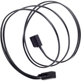 Silverstone sata iii kabel 50 cm (sort, 6gb s, lavprofilstik, cp11b-500)