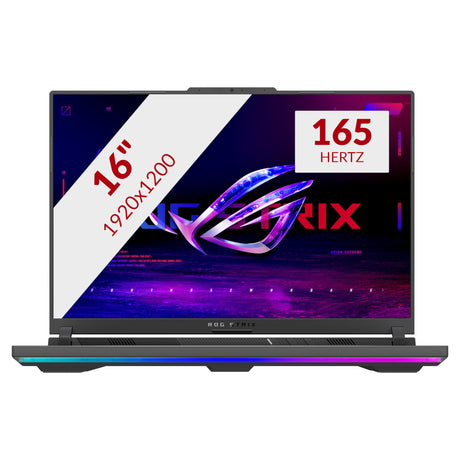 Asus ROG Strix G16 G614PW-RV006W 16 gaming bærbar (Grå | R9 8940HX | RTX 5080 | 16 GB | 1 TB SSD)