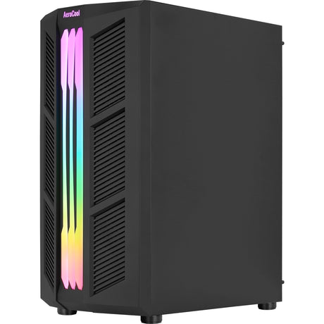 Aerocool Prime V2 Midi Tower-hus (sort | 2x USB-A | RGB | vindue)