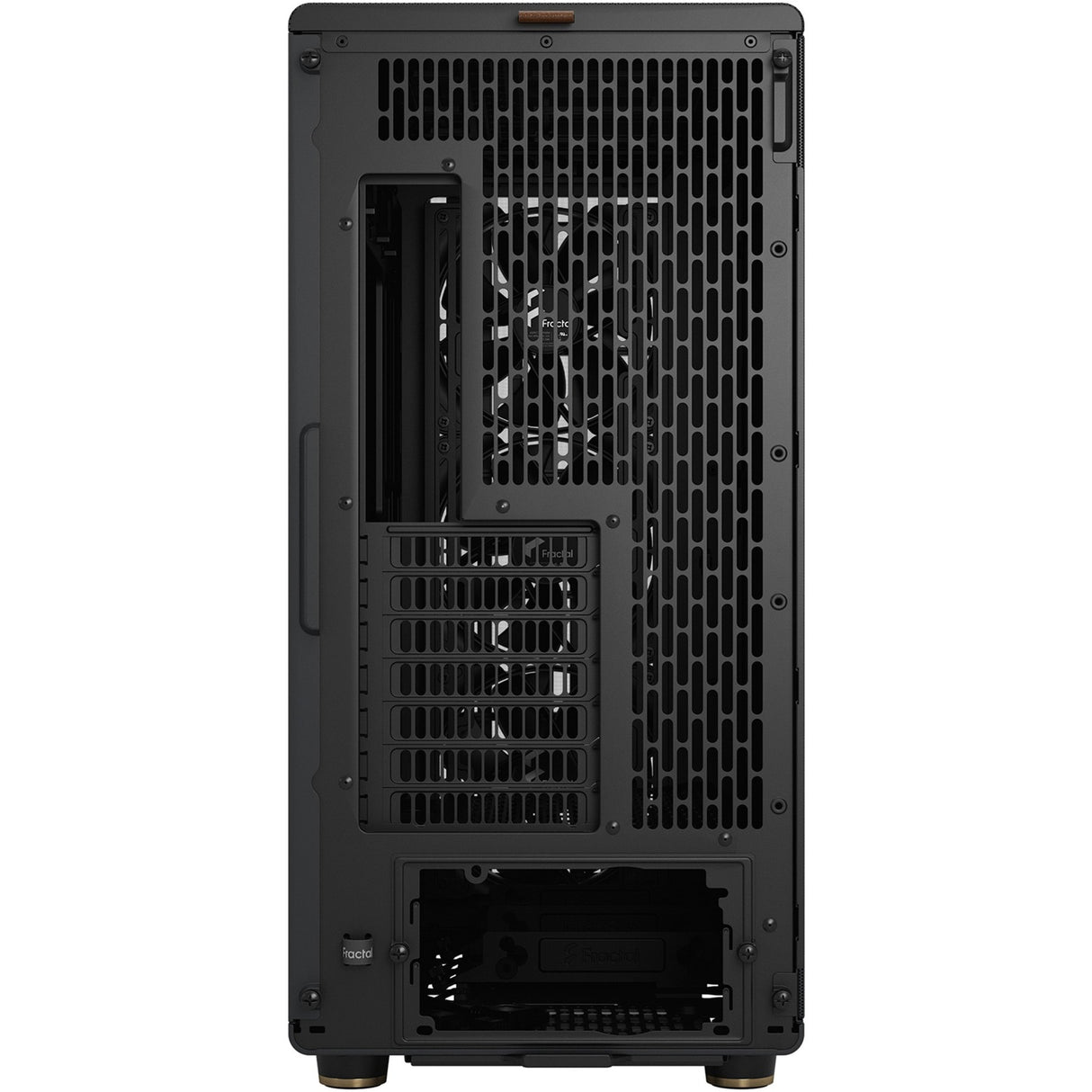 Fractal design nord xl midi tårnhus (sort træfarve | 2x USB-A | 1x USB-C)