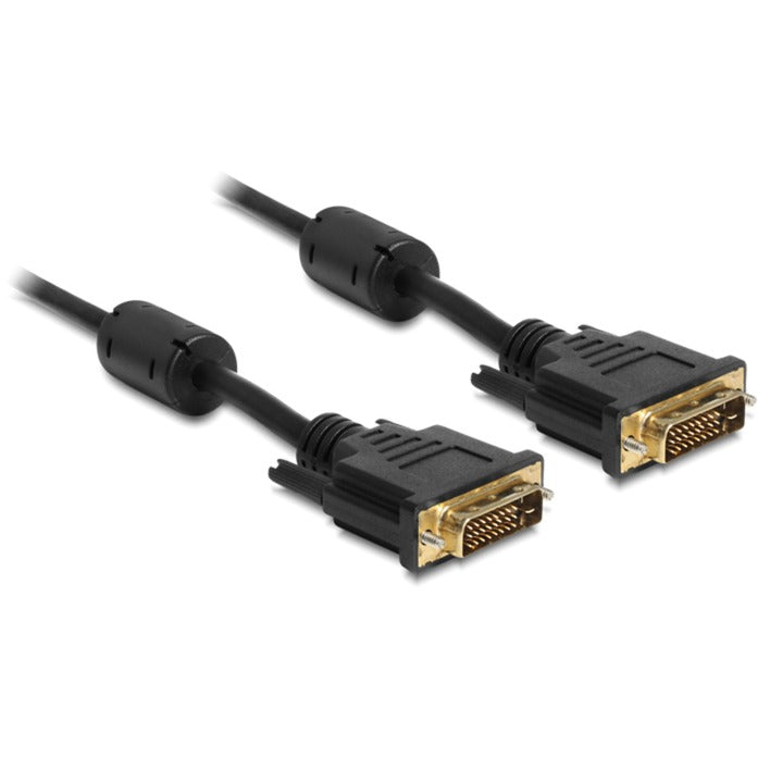 Delock dvi 24+1 han > dvi 24+1 hankabel (sort, 1 meter)
