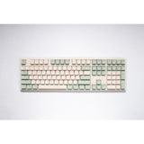 Ducky one 3 matcha, tastatur (cremegrøn, us-layout, cherry mx brown, pbt double shot, hot swap)