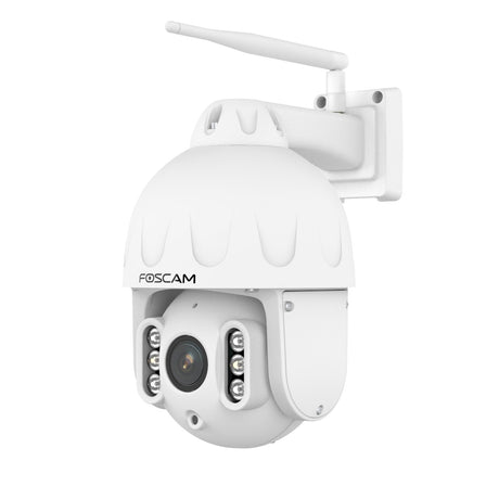 Foscam SD8P, 4K 8MP Dual Band WiFi PTZ udendørs sikkerhedskamera (hvid)