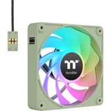 Thermaltake ct120 ex reverse argb sync pc køleventilator matcha grøn (3-fan pack) case fans (lysegrøn, 3 styk, 120 x 120 x 25 mm, pwm)