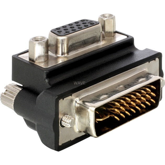 Delock-adapter dvi-i > vga (dobbelt link)