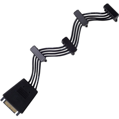Silverstone sst-cp06-e4, 1x 15-benet SATA > 4x 15-benet SATA-kabel
