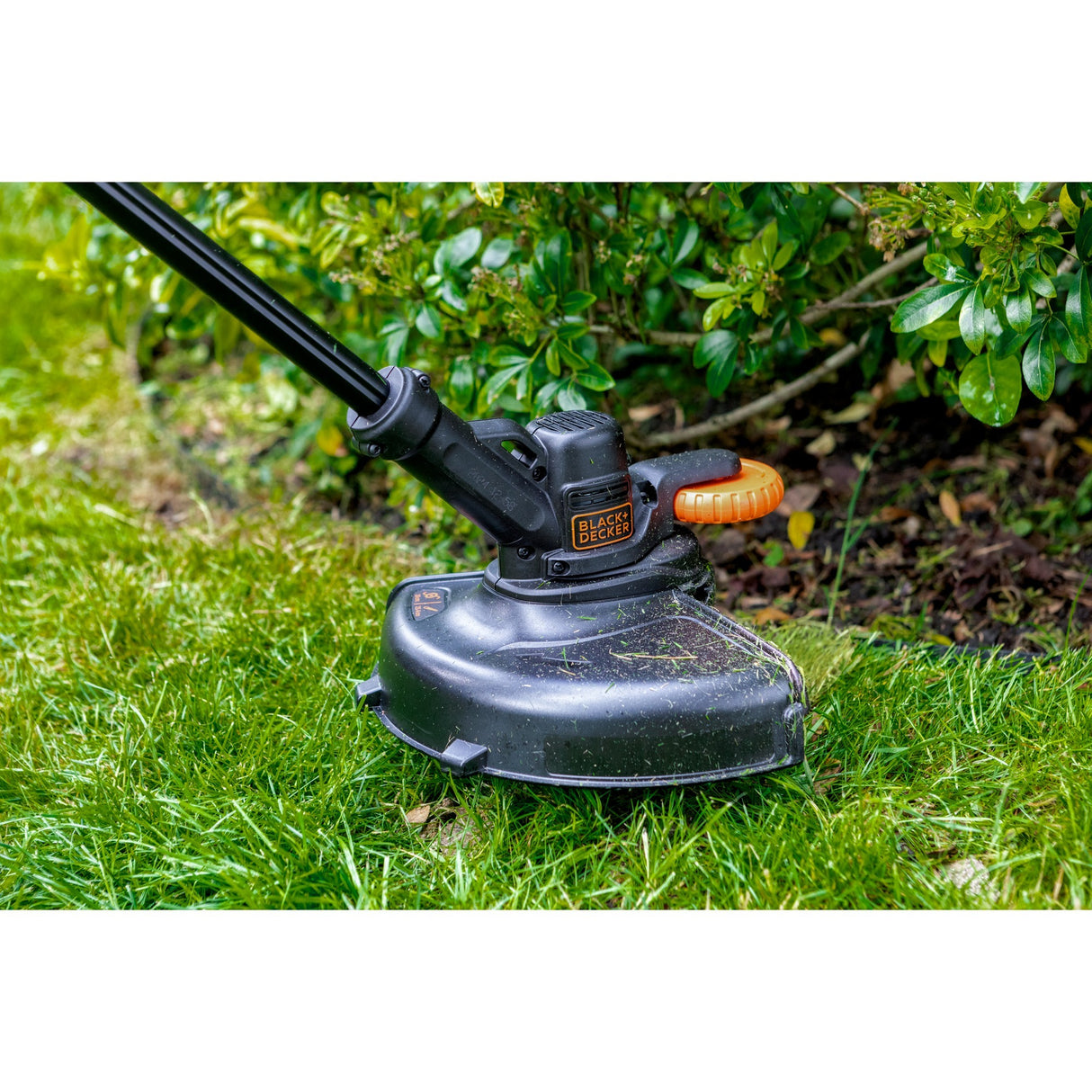 Black+decker 18v afs græstrimmer uden batteri (sort orange, 28 cm, batteri og oplader medfølger ikke)