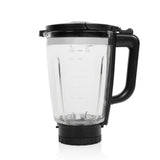 Princess 212094 blender solid pro (rustfrit stål sort, 1,75 liter | rustfrit stål knivblok 6 knive | auto-clean funktion | opvaskemaskine-sikre dele)