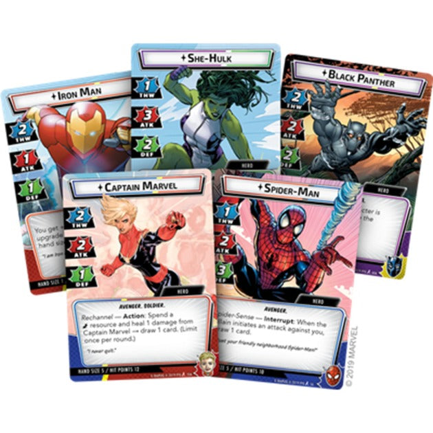 Asmodee marvel champions: kortspillet lcg (eng)