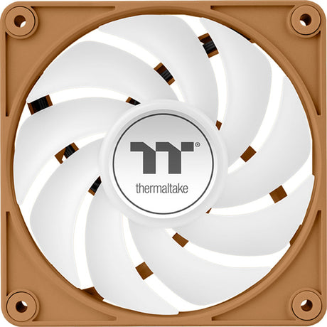 Thermaltake ct120 ex argb sync pc køleventilator grus sand (3-fan pakke) kuffertventilatorer (lysebrune, 3 stk., 120 x 120 x 25 mm, pwm)