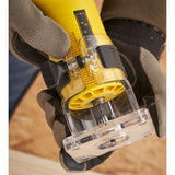 Stanley 550w kantfræser (gul sort)