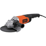 Black+decker bdgl2223-qs 2200w 230mm vinkelsliber (sort orange)