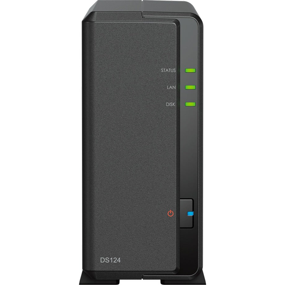 Synology diskstation ds124 nas (sort, USB-A 3.2 (5 GBit s))