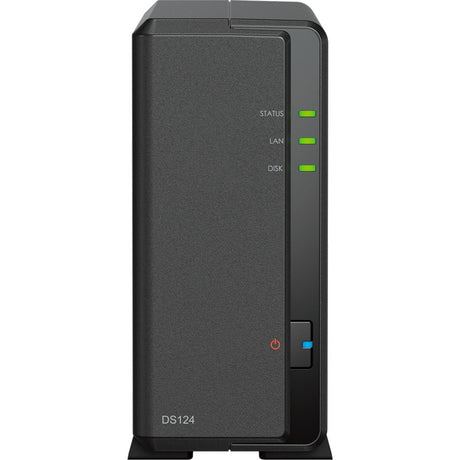 Synology diskstation ds124 nas (sort, USB-A 3.2 (5 GBit s))