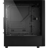 Sharkoon rgb skyder midi tårnhus (sort | 3x usb-a | rgb | hærdet glas)