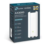 Tp-link omada eap650-outdoor ax3000 wifi 6 adgangspunkt (hvid, poe)